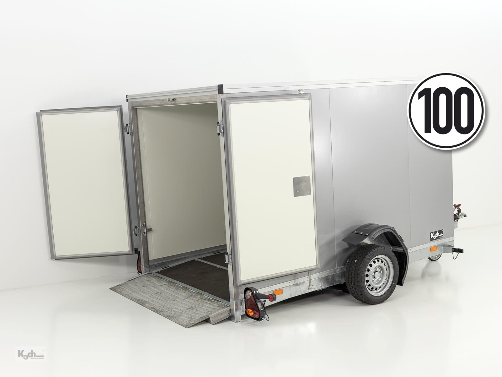 Anhänger a típus Sonstige Koffer-Absenkanhänger 157x268cm Höhe:164cm 1,5t|silber (Ko13282069So), Neumaschine ekkor: Winsen (Luhe) (Kép 1)